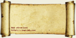 Jagoda Nenadić vizit kartica